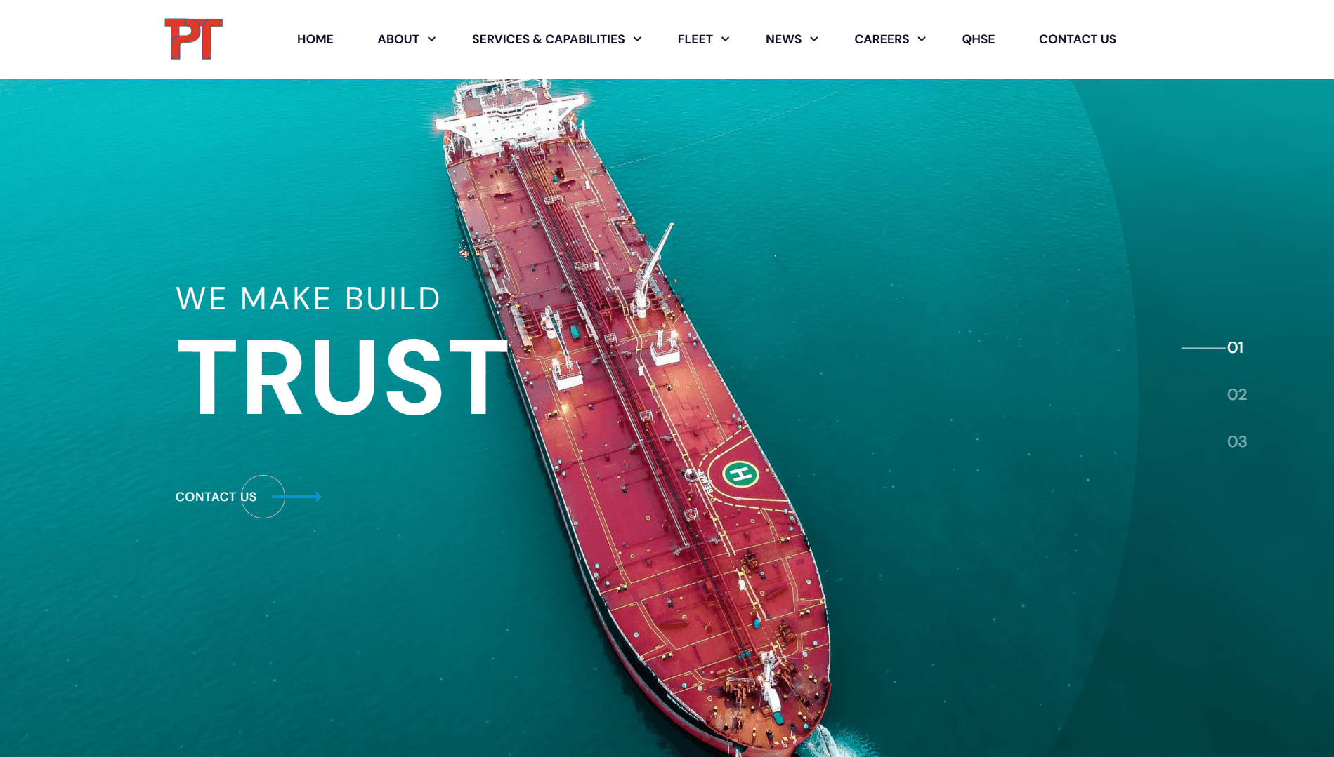 PanamTanker website